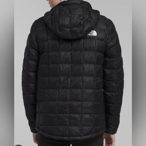 The North Face Black Quilted Hooded Jacket